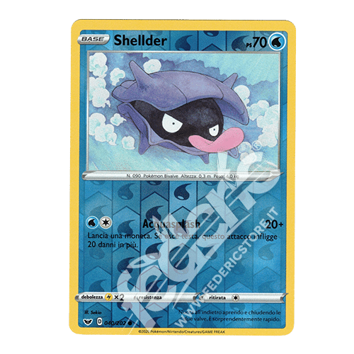 040-202 Shellder Comune Reverse (IT) - MINT