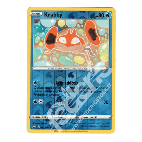 042-202 Krabby Comune Reverse (IT) - MINT