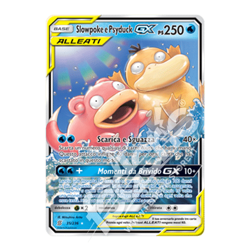 035-236 Slowpoke e Psyduck GX Alleati (IT) - MINT