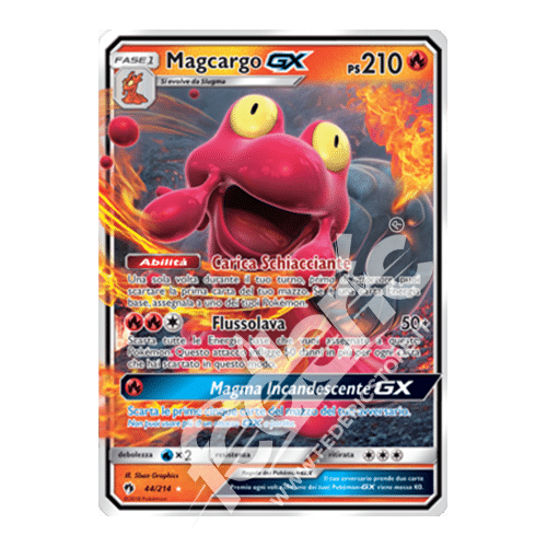 044-214 Magcargo GX (IT) - MINT