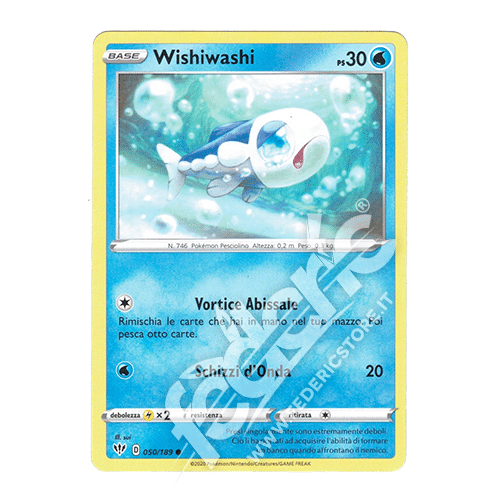 050-189 Wishiwashi Comune (IT) - MINT