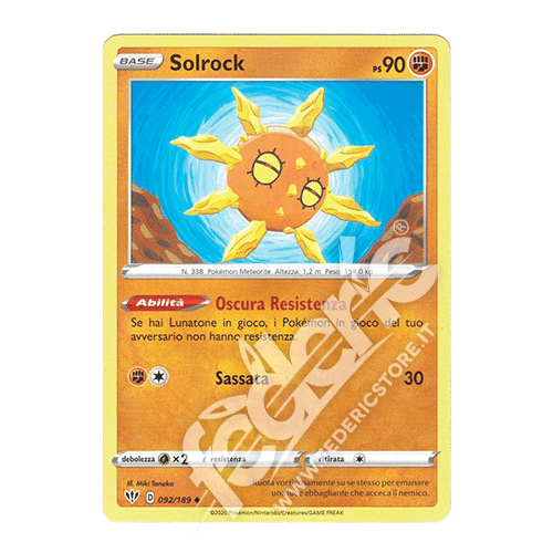 092-189 Solrock Non Comune (IT) - MINT