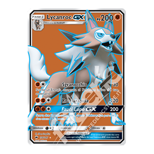 136-147 Lycanroc GX Full Art (IT) - MINT