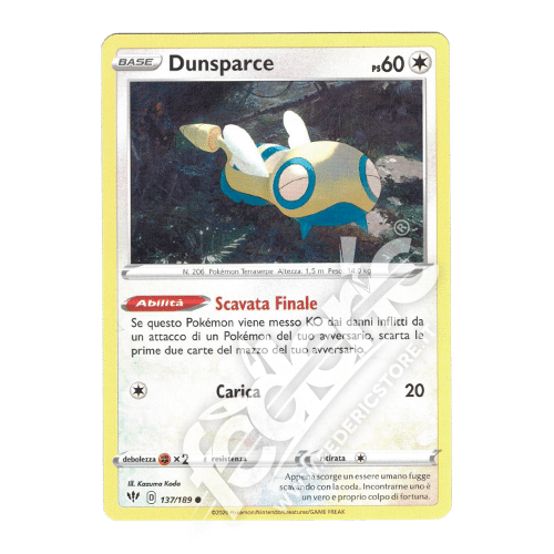 137-189 Dunsparce Comune (IT) - MINT