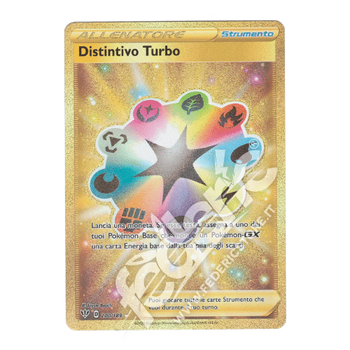 200-189 Distintivo Turbo Gold Rara Segreta (IT) - MINT