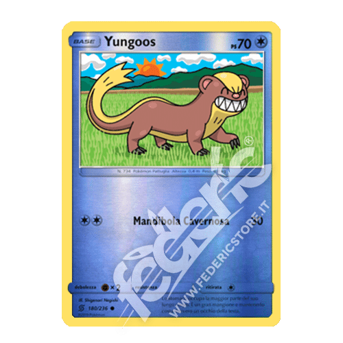 180-236 Yungoos Comune Reverse (IT) - MINT