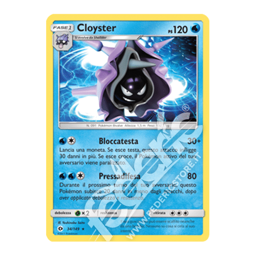 034-149 Cloyster Rara (IT) - MINT
