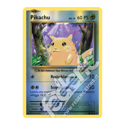 035-108 Pikachu Comune Reverse (IT) - MINT