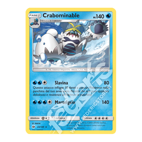 043-149 Crabominable Rara (IT) - MINT