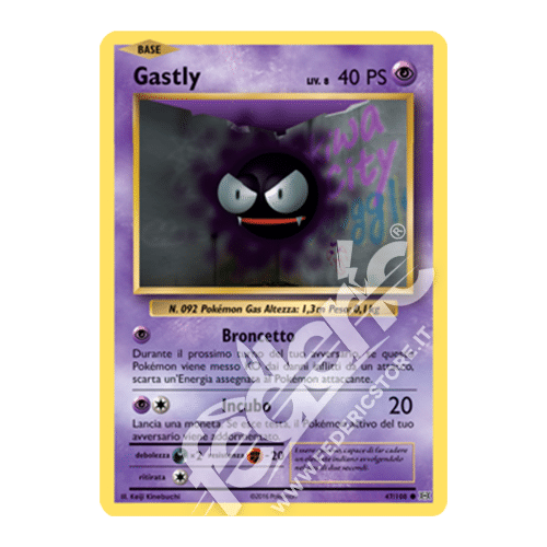 047-108 Gastly Comune (IT) - MINT