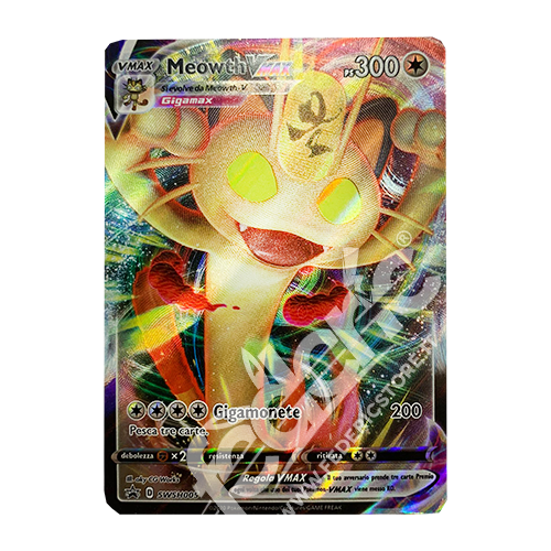 Promo SWSH005 Meowth VMAX (IT) - MINT