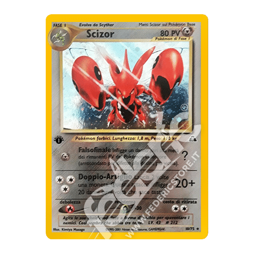 010-075 Scizor Holo Prima Edizione (IT) - MINT
