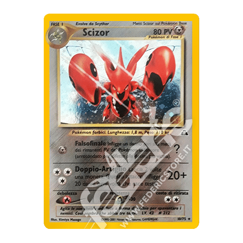 010-075 Scizor Holo Unlimited (IT) - MINT