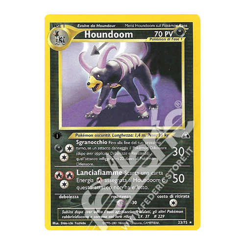 023-075 Houndoom Rara Prima Edizione (IT) - MINT