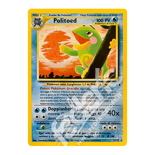 027-075 Politoed Rara Unlimited (IT) - MINT