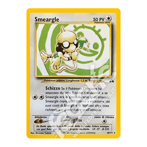 030-075 Smeargle Rara Unlimited (IT) - MINT