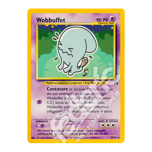 035-075 Wobbuffet Rara Unlimited (IT) - MINT