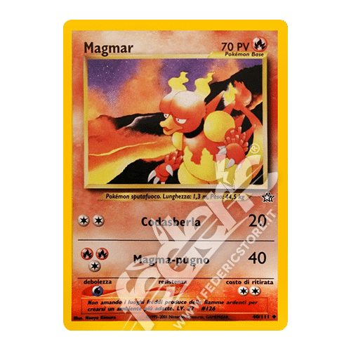 040-111 Magmar Non Comune Unlimited (IT) - MINT