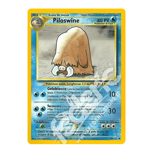 044-111 Piloswine Non Comune Unlimited (IT) - MINT