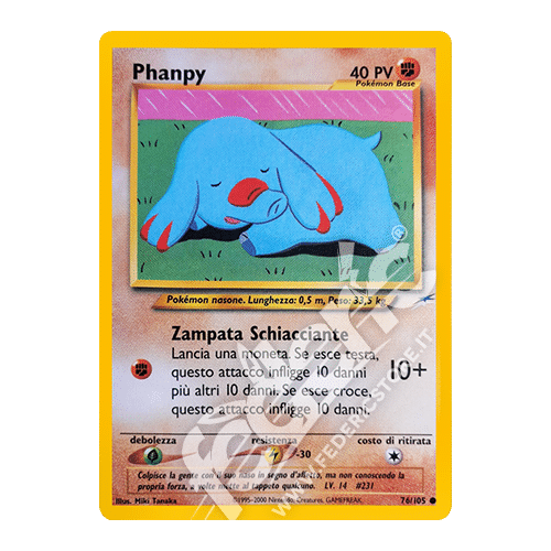 076-105 Phanpy Comune Unlimited (IT) - MINT
