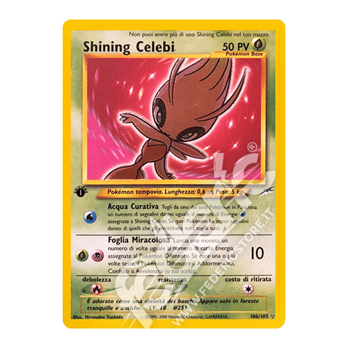 106-105 Shining Celebi Prima Edizione (IT) – MINT » Federicstore