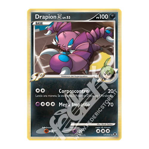 017111 Drapion 4 Rara (IT) MINT » Federicstore