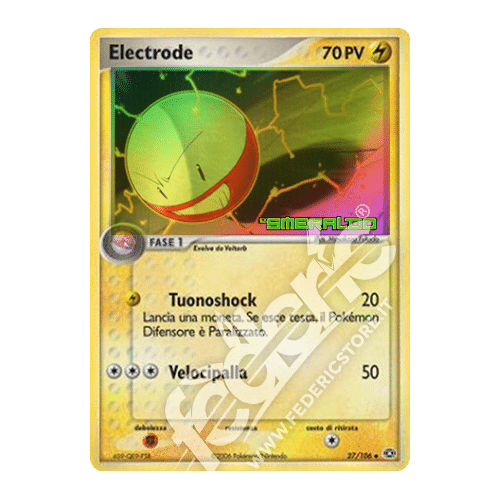 027-106 Electrode Non Comune Reverse Foil Stamp (IT) - MINT