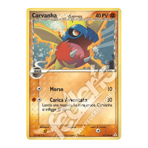 061-110 Carvanha δ Specie Delta Comune (IT) - MINT