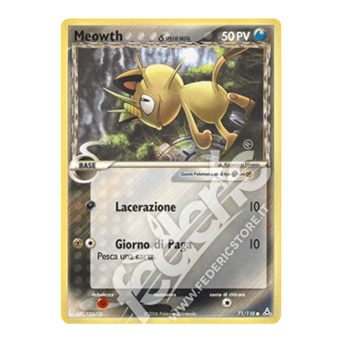 071-110 Meowth δ Specie Delta Comune (IT) - MINT