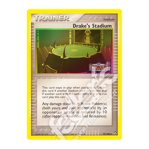072-108 Drake's Stadium Non Comune Reverse Foil Stamp (ENG) - MINT
