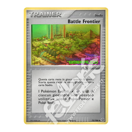 075-106 Battle Frontier Non Comune Reverse Foil Stamp (IT) - MINT