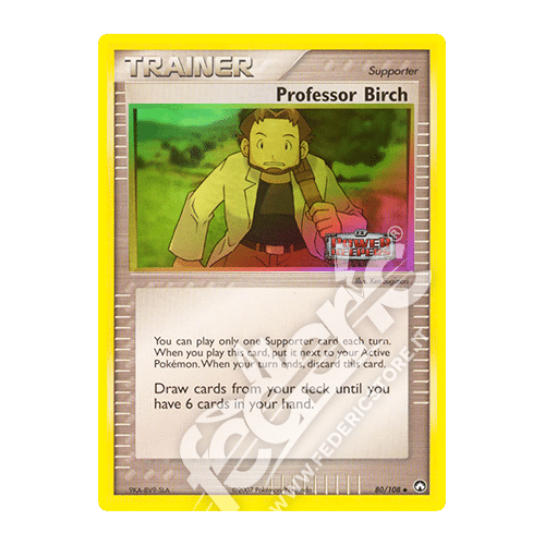 080-108 Professor Birch	 Non Comune Reverse Foil Stamp (ENG) - MINT