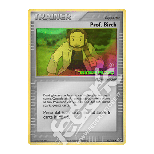 082-106 Prof. Birch Non Comune Reverse Foil Stamp (IT) - MINT