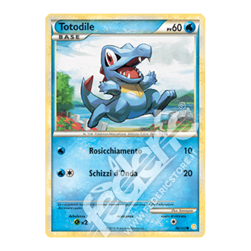 086-123 Totodile Comune (IT) - MINT