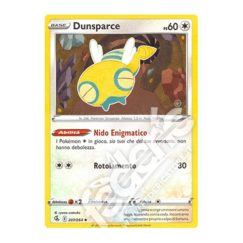 207-264 Dunsparce Non Comune (IT) - MINT
