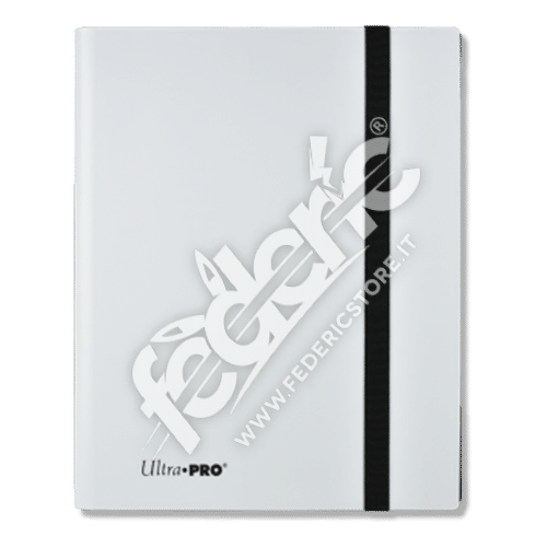 PRO-Binder Album Ultra Pro – Artic White con Chiusura Elastica: 9 Tasche 40  Pagine » Federicstore