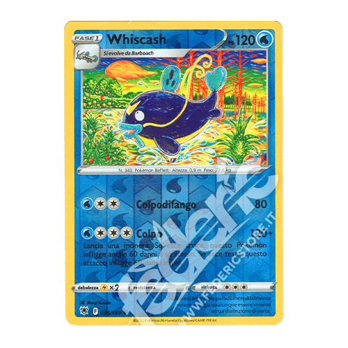 036-189 Whiscash Non Comune Reverse (IT) - MINT