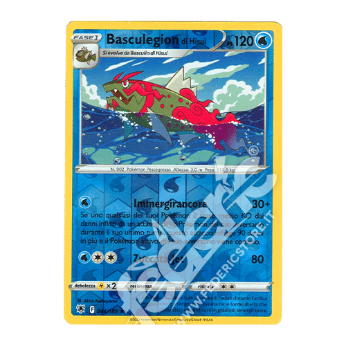 044-189 Basculegion Di Hisui Rara Reverse (IT) - MINT