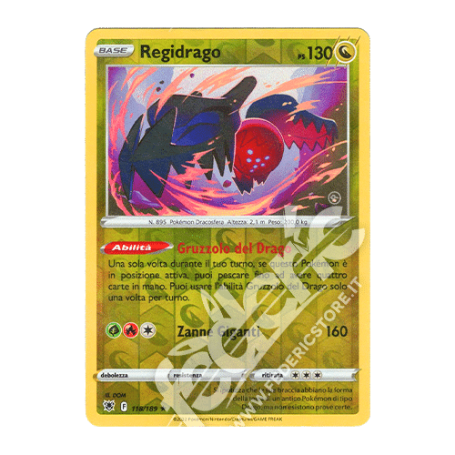 118-189 Regidrago Rara Reverse (IT) - MINT