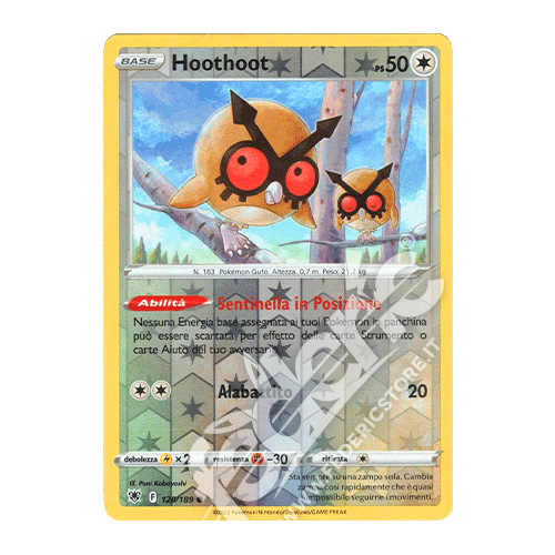 120-189 Hoothoot Comune Reverse (IT) - MINT