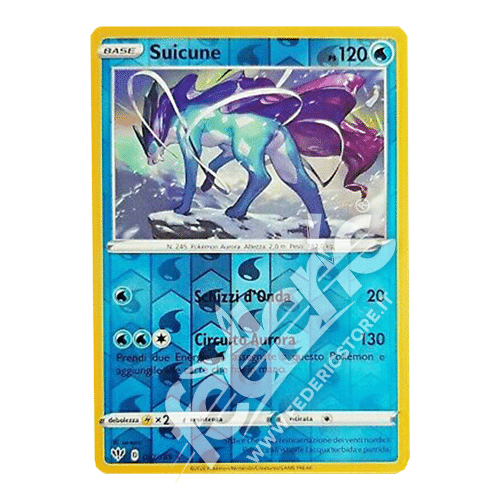 037-189 Suicune Rara Reverse (IT) - MINT