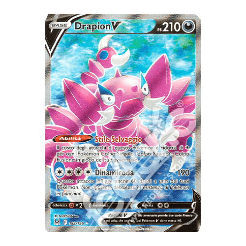 182196 Drapion V Full Art (IT) MINT » Federicstore