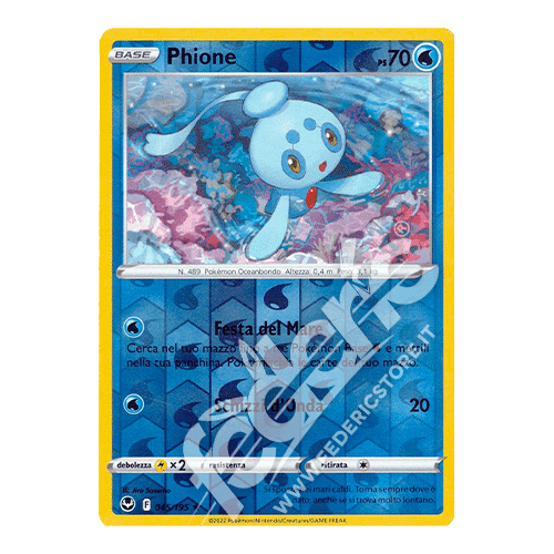 045-195 Phione Rara Reverse (IT) - MINT
