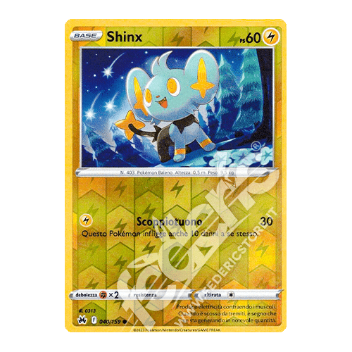 040-159 Shinx Comune Reverse (IT) - MINT