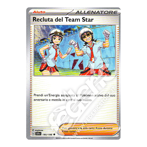 195-198 Recluta del Team Star Non Comune (IT) - MINT
