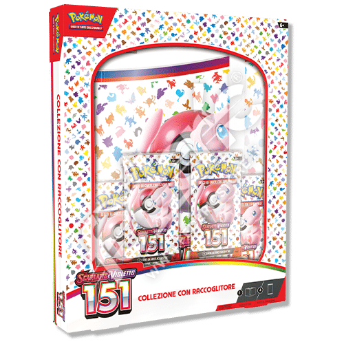 Pro Binder Album Pokemon 151 Mew con chiusura Elastica