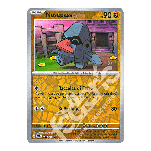 107-197 Nosepass Comune Reverse (IT) - MINT