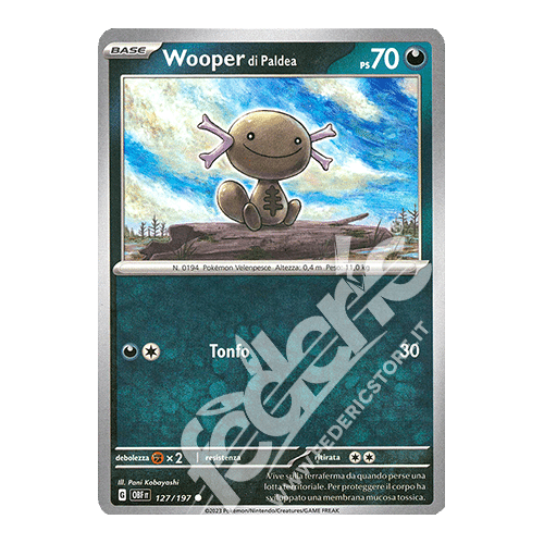127-197 Wooper Di Paldea Comune (IT) - MINT