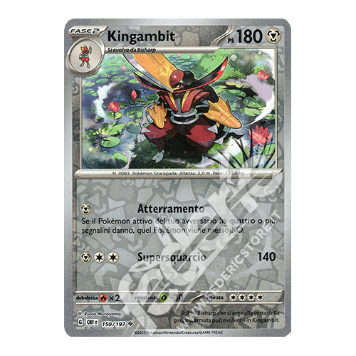 150-197 Kingambit Non Comune Reverse (IT) - MINT