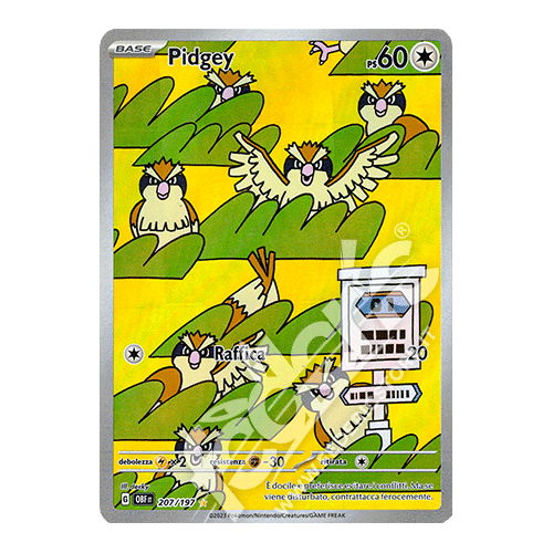 207-197 Pidgey Illustrazione Rara (IT) - MINT